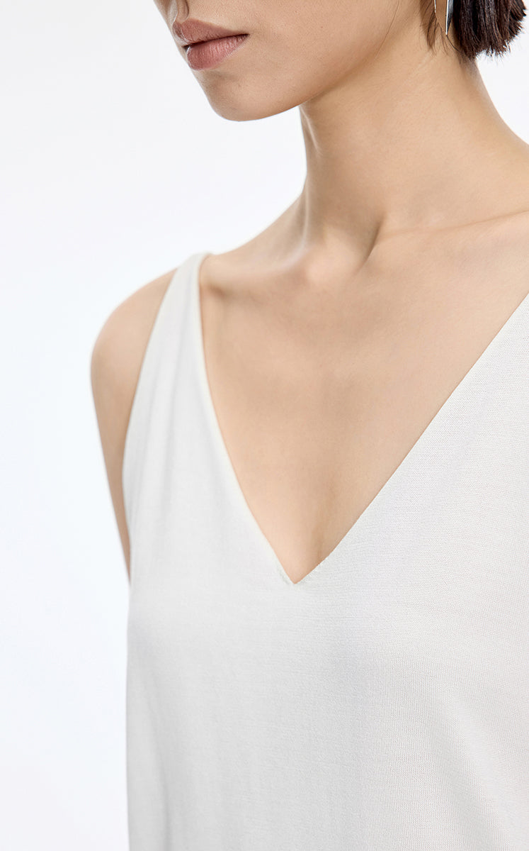 Top / JNBY Silk Knit V-Neck Camisole