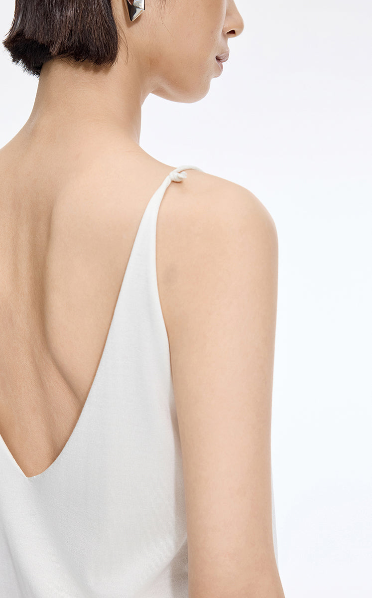 Top / JNBY Silk Knit V-Neck Camisole
