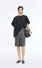 Top / JNBY Wool Cape-Style Short Sleeve Top