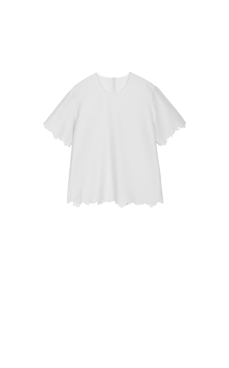 Top / JNBY Merino Silk Embroidered Knit Top