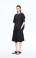Top / JNBY Oversized Embroidered Cotton T-Shirt