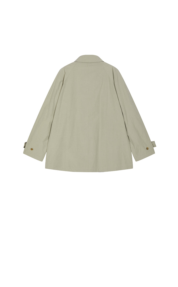 Trench Coat / JNBY A-Line Cotton Blend Trench Coat