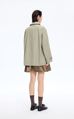 Trench Coat / JNBY A-Line Cotton Blend Trench Coat