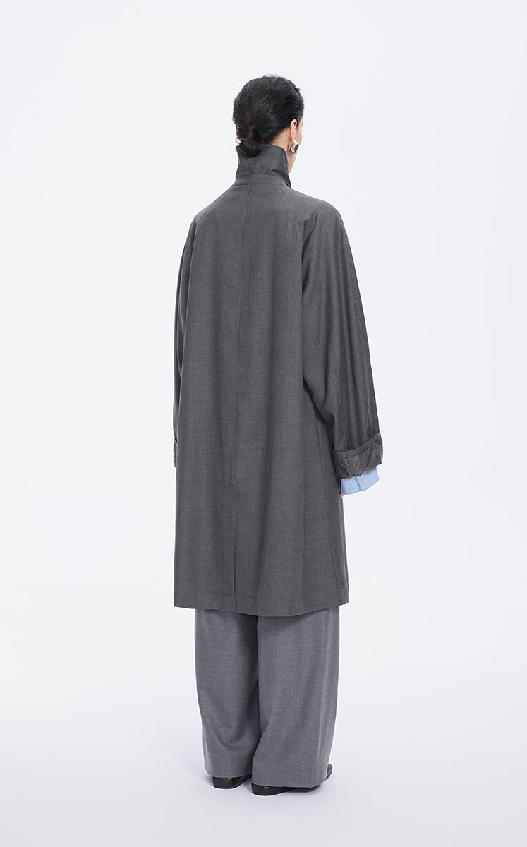 Trench Coat / JNBY Minimal Relaxed Raglan Long Trench