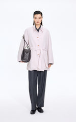 Trench Coat / JNBY Relaxed H-Shaped Raglan Sleeve Trench Coat