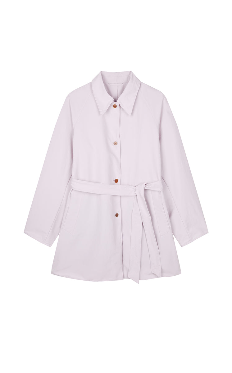 Trench Coat / JNBY Relaxed H-Shaped Raglan Sleeve Trench Coat