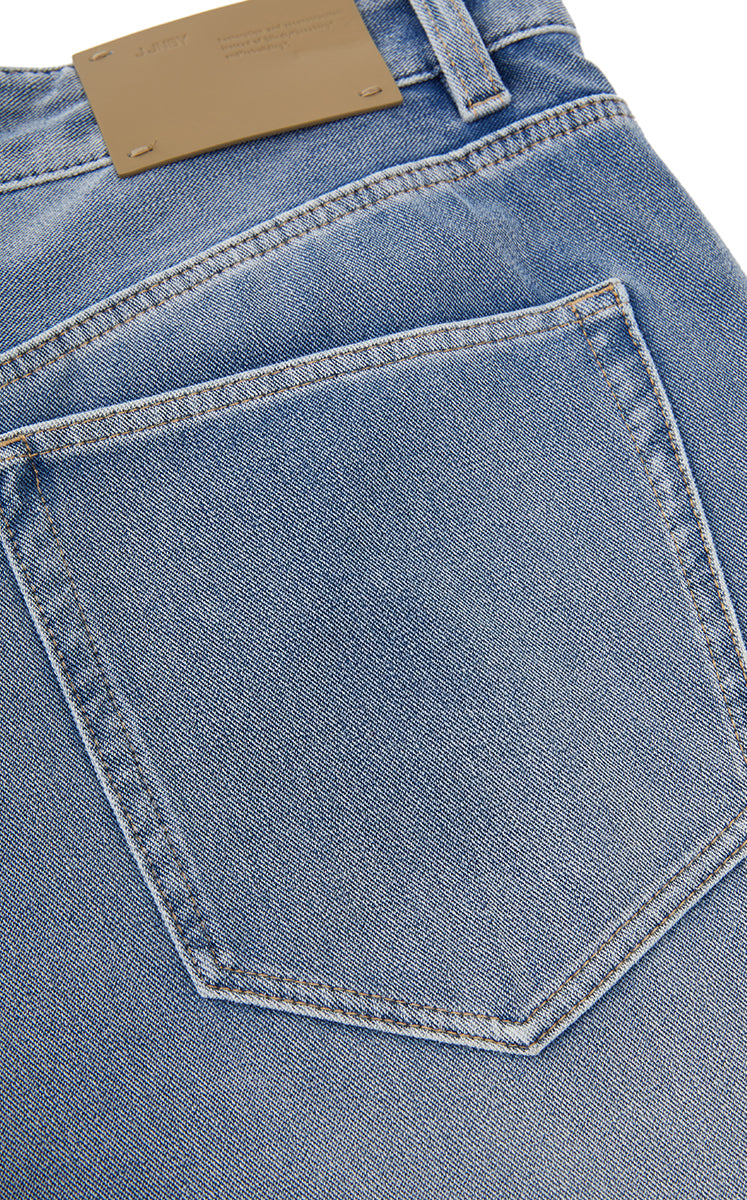 Trousers / JNBY Cool-Touch Wide Leg Knit Denim Pants