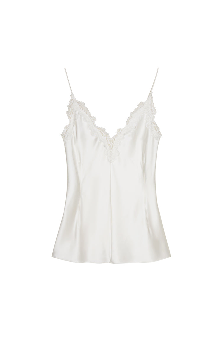 Vest / JNBY Lace Trim Acetate Blend Camisole Tank
