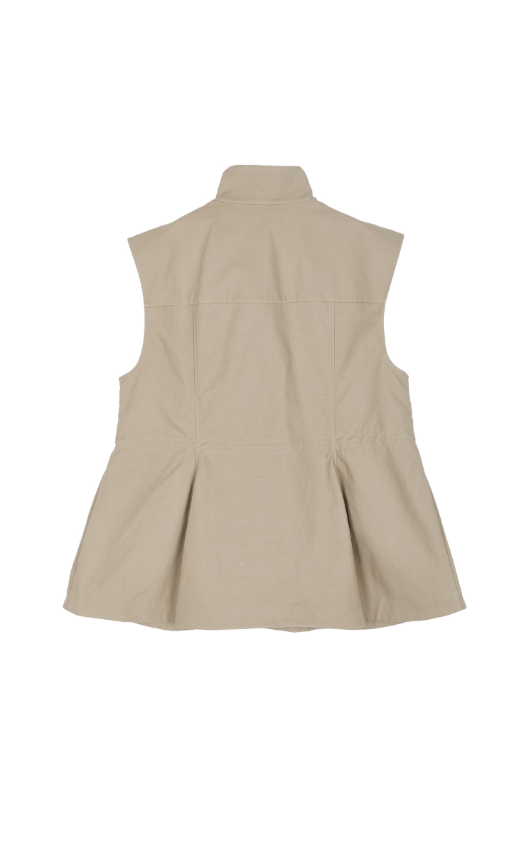 Vest / JNBY Long Cotton Utility Vest