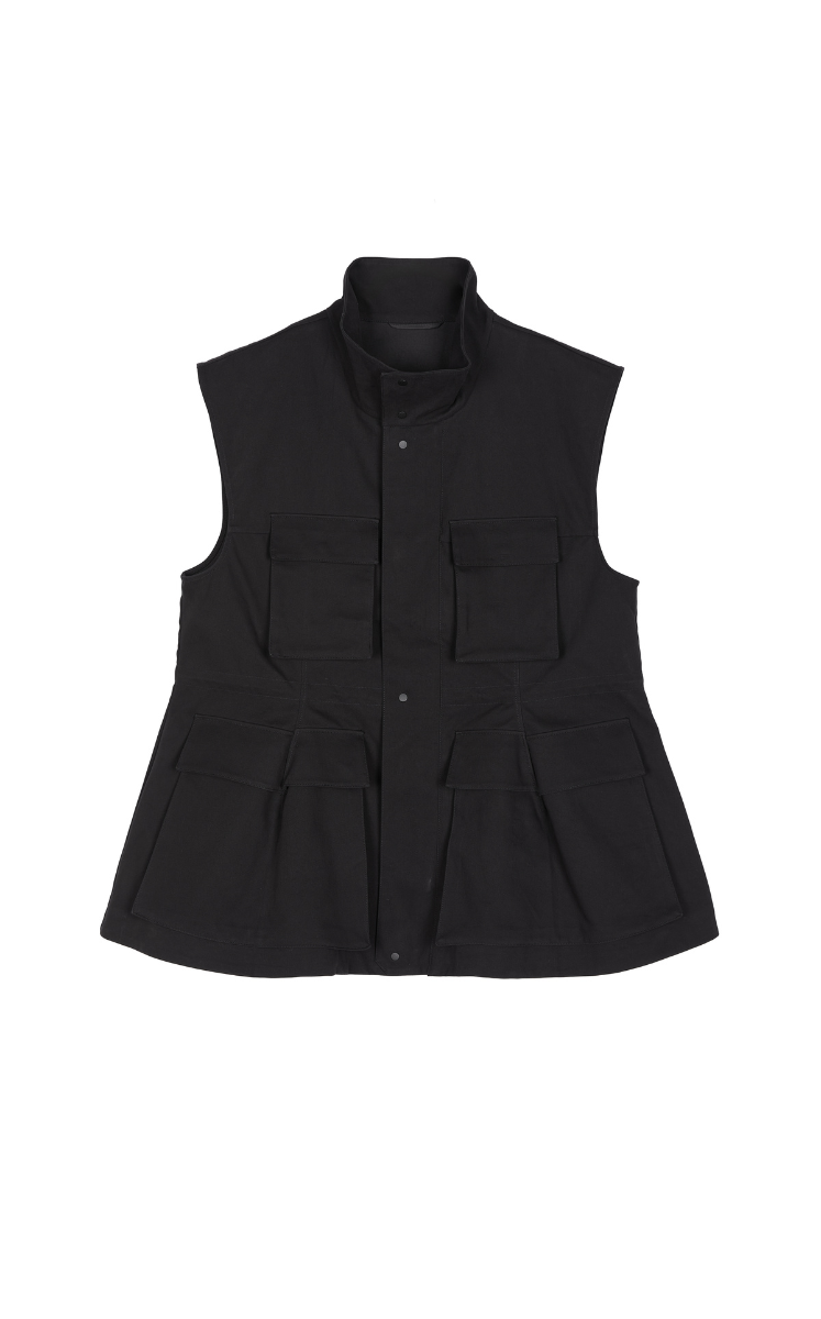 Vest / JNBY Long Cotton Utility Vest