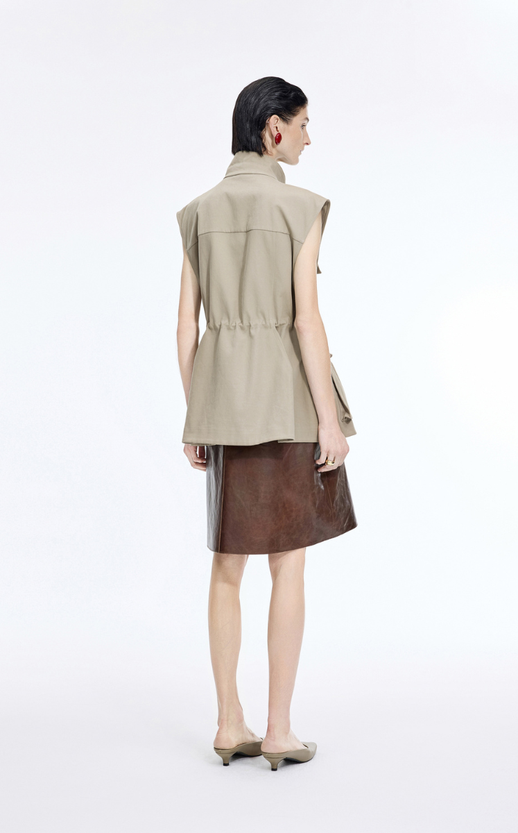 Vest / JNBY Long Cotton Utility Vest