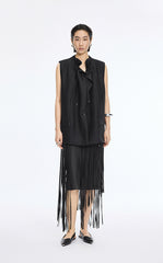 Vest / JNBY Sculptural Drawstring Neckline Vest