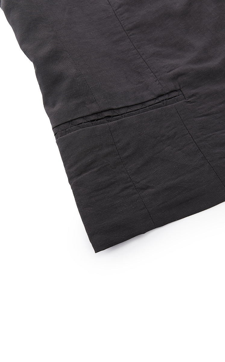 Vest / JNBY Textured Linen Blend Cropped Vest