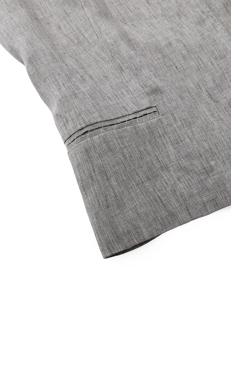 Vest / JNBY Textured Linen Blend Cropped Vest