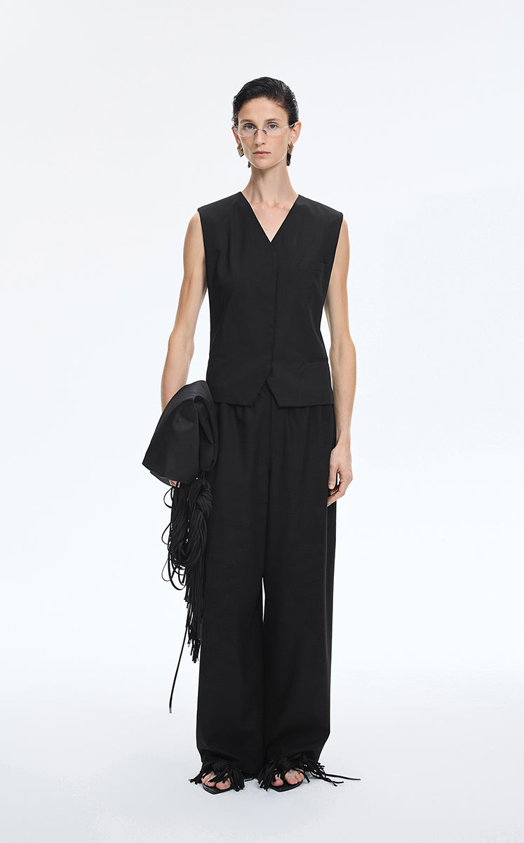 Vest / JNBY Brewed Protein Wool Tailored Vest
