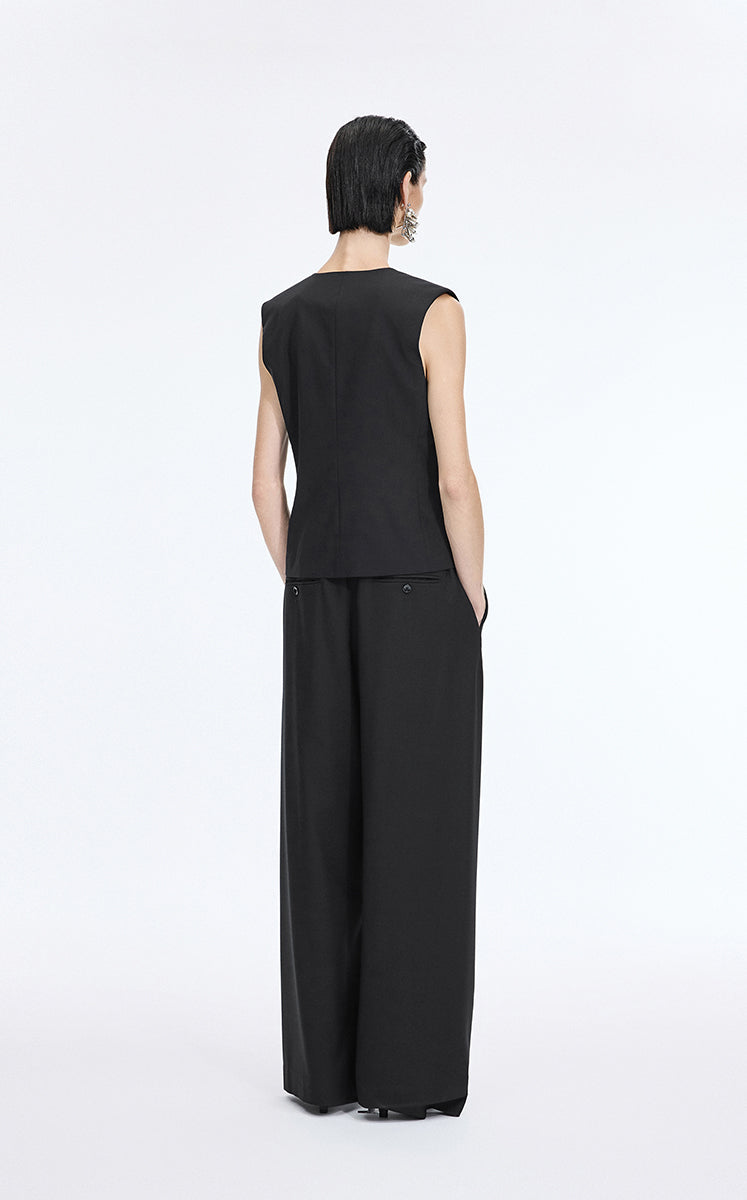 Vest / JNBY Brewed Protein Wool Tailored Vest