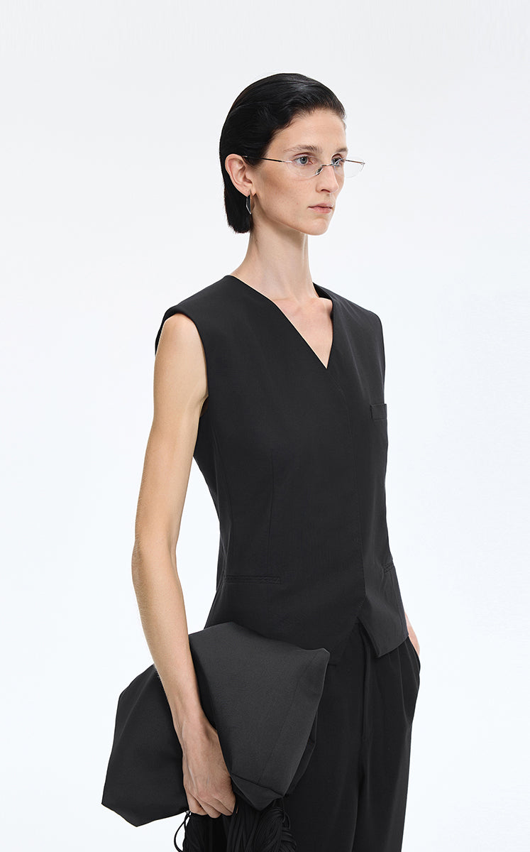 Vest / JNBY Brewed Protein Wool Tailored Vest