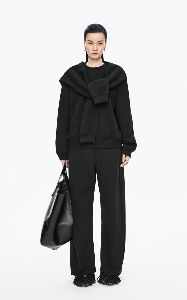 Sweatshirt / JNBY Oversized Cotton Pullover