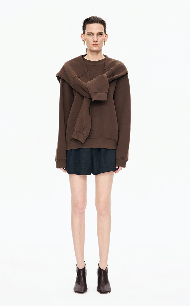 Sweatshirt / JNBY Oversized Cotton Pullover