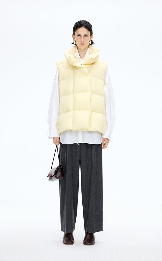 Down Vest / JNBY Oversized Quilted Down Vest