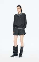 Shorts / JNBY Straight-Leg Wool-Blend Shorts