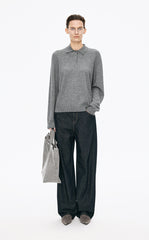 Sweater / JNBY O-shaped Wool-Cashmere Pullover