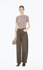 Pants /(ESG) JNBY Relaxed Banana Denim Trousers