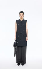 Pants / JNBY Straight-Leg Double-Waist Wool Trousers