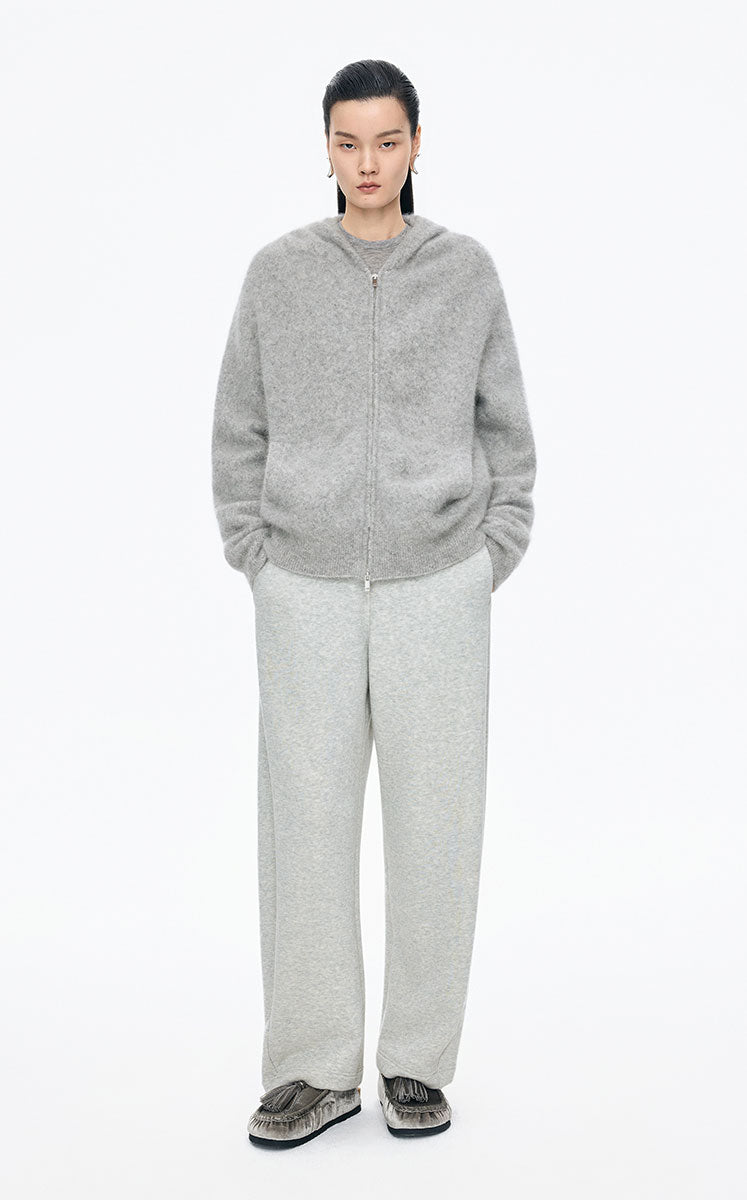 Pants / JNBY Relaxed Wool-Cotton Blend Banana Trousers