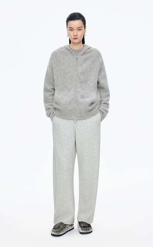 Pants / JNBY Relaxed Wool-Cotton Blend Banana Trousers