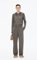 Pants / JNBY Relaxed Wool-Cotton Blend Banana Trousers