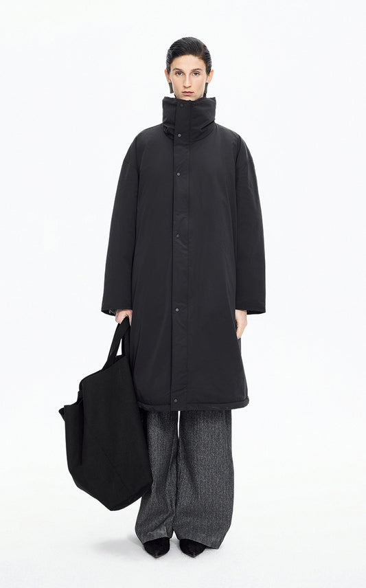 Down Coat / JNBY Reversible Oversized Long Down Coat