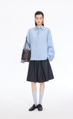 Shirt / JNBY Textured Oversized Long Sleeve Shirt