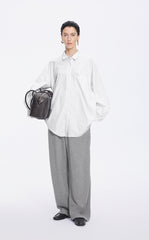 Shirt / JNBY H-Line Deconstructed Cotton Shirt