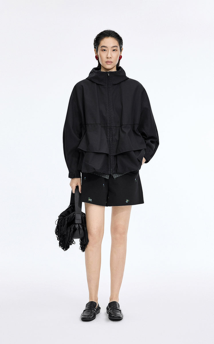 Jacket / JNBY Retro Oversized Fit Cotton Jacket