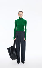 T-Shirt / JNBY Slim-Fit Velvet Long-Sleeve T-Shirt