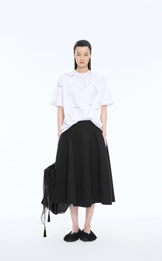 Scarf / JNBY Silk Fringe Scarf