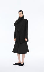 Coat / JNBY Loose Cashmere Wool Wrap Coat
