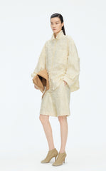 Shirt / JNBY Oversized Textured Jacquard Weave Shirt