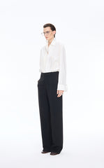 Shirt / JNBY Loose Silk-Cotton Long Sleeve Shirt