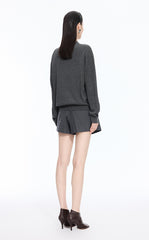 Sweater / JNBY Loose Silk-cotton Long Sleeve Polo