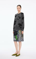 Sweater / JNBY 3D Floral Wool Blend Pullover