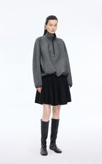 Sweatshirt / JNBY Half-Zip Stand Collar Pullover