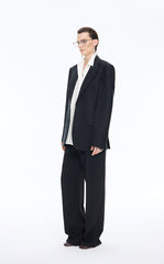 Blazer / JNBY Loose Notch Lapel Wool-Silk Blazer