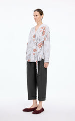 Pants / JNBY Wool Tapered Cropped Trousers