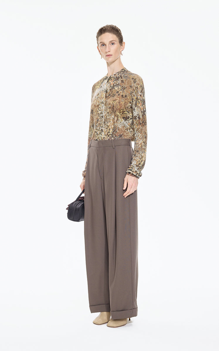 Sweater / JNBY Hand-Painted Mohair Blend Cardigan