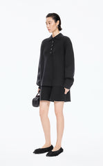 Sweater / JNBY Classic Wool Blend Polo Pullover