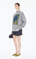 Sweatshirt / JNBY Floral motif Cotton Pullover