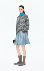 Skirt / JNBY A-Line Short Denim Skirt