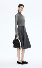 Sweater / JNBY Colorblock Wool Turtleneck Sweater